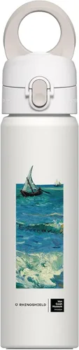 Vista 59 de RHINOSHIELD AquaStand Magnetic Insulated Water Bottle 23oz Stainless Steel, Sport Bottle with Straw, MagSafe Compatible Handle, Tripod with