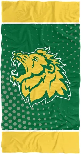 Vista 145 de LOGOVISION Manta Abilene Christian University, 30x60 Logo Dots CottonFront/PolyBackBeachTowel