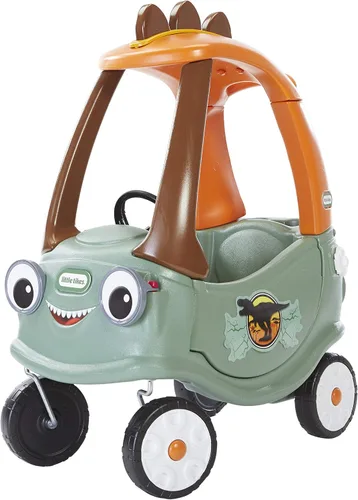 Vista 10 de Little Tikes Cozy Coupe Dinosaur - Exclusivo de Amazon, grande, verde