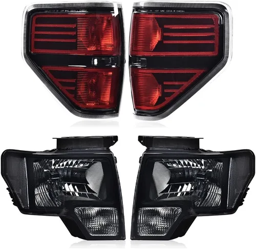 Vista 13 de PIT66 Conjunto de faros y luces traseras para Ford F150 2009-2014