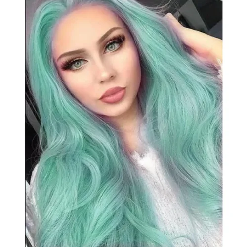 Vista 21 de 613 Peluca rubia realista sin pegamento con encaje frontal, peluca ondulada larga para mujeres blancas, 613 HD con encaje frontal, línea de cabello