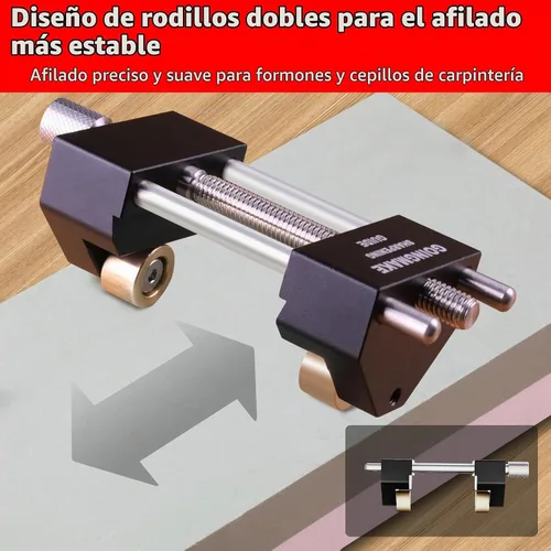 Vista 3 de GOINGMAKE Sistema de guía de afilado de cinceles para carpintería cinceles y planos de 5/32 a 3 pulgadas, guía de soporte de afilado con accesorio