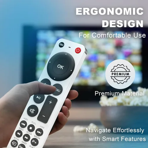 Vista 8 de Reemplazo de control remoto universal para Apple TV Remote Compatible con Apple TV 4K Gen 1 2 3 4 HD (sin función Siri ni voz)