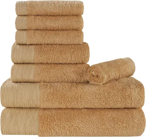 Vista 35 de Superior Rayon - Juego de toallas de 12 piezas de mezcla de bambú, de secado rápido, artículos esenciales para el baño, ducha, spa, toallas