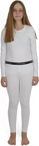 Vista 2 de INNERSY Conjunto de ropa interior térmica para niñas, ligera, capa base, 1 paquete