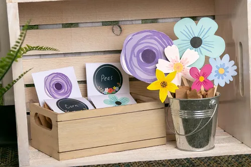 Vista 3 de Teacher Created Resources Acentos de flores silvestres - Tamaños surtidos (TCR6595)