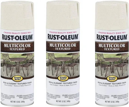 Vista 19 de Rust-Oleum 223525 Stops Rust Pintura en Aerosol Texturizada Multicolor, 12 oz, Hierro Envejecido Hierro añejado