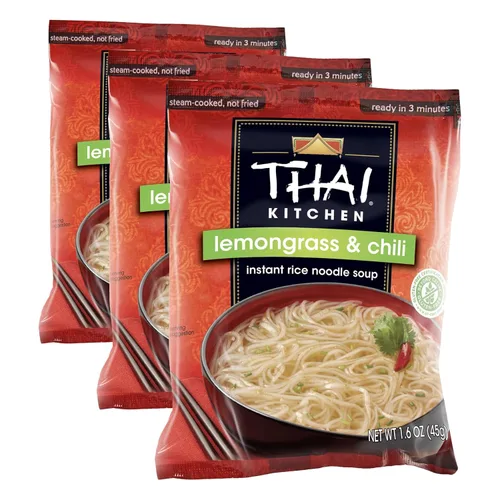 Vista 9 de Thai Kitchen Sopa instantánea de fideos de arroz con citronela y chile sin gluten, 1.6 onzas