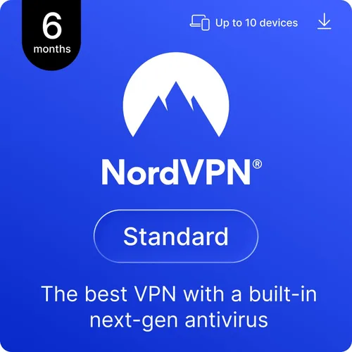 Vista 19 de NordVPN Plus, 10 Devices, 1-Year, VPN & Password Manager Software Bundle, Digital Code
