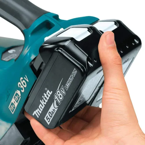 Vista 6 de Makita XBU02PT 36V (18V X2) LXT® Kit de soplador sin escobillas, verde azulado, (5.0Ah)