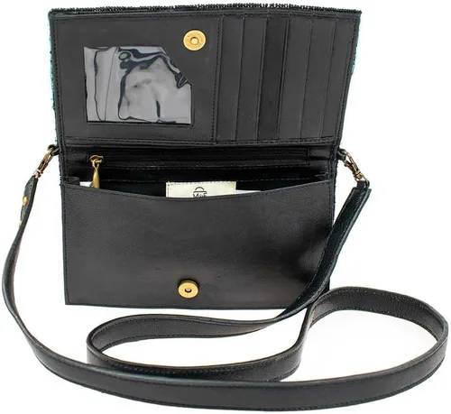 Vista 5 de Mary Frances Let it Grow - Cartera cruzada con cuentas y diseño floral, bolsa para teléfono, multicolor, Multi