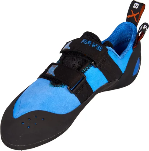 Vista 3 de CLIMBX Zapato de escalada con correa rave Azul French