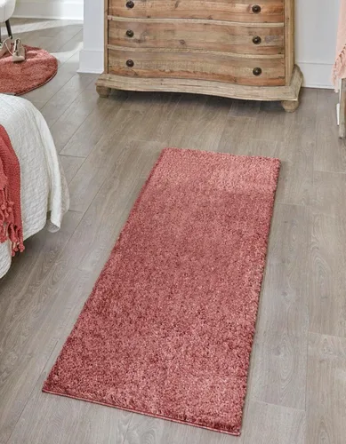 Vista 34 de Unique Loom Shaggy Chic Collection Alfombra de área, lanudo (2' x 3' 1", rectangular, azul arándano)