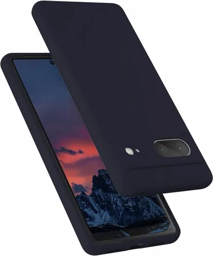 Vista 9 de Diseñada para Pixel 7, funda de gel de silicona líquida a prueba de golpes, cojín de forro de tela de microfibra suave compatible con Pixel7 de 6.3