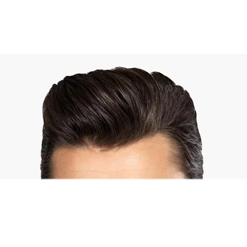 Vista 11 de Toupee para hombre pieza de cabello humano fino mono tupé piel de poliéster transparente alrededor de la pieza para hombres sistema de reemplazo