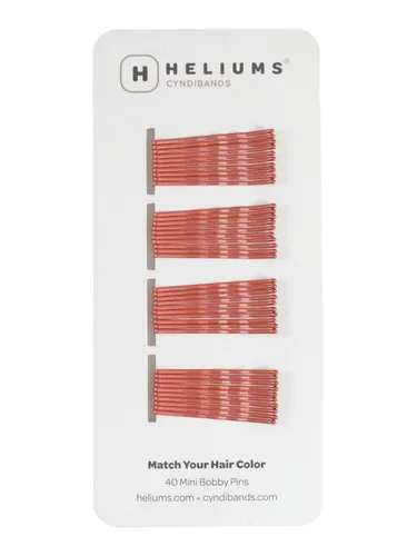 Vista 14 de Minihorquillas Heliums - Rubio Ceniza - Paquete de 40, horquillas pequeñas de 1.5 pulgadas para cabello fino y niños