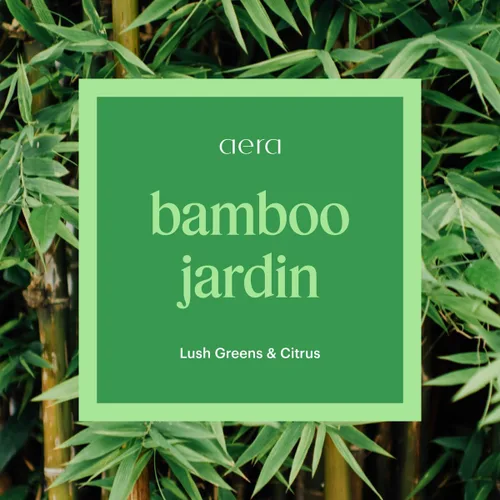 Vista 2 de Aera Bamboo Jardin - Aceite esencial para el hogar - Fragancia de jardín - Notas de verdes exuberantes y cítricos - Recambio de aroma - Funciona