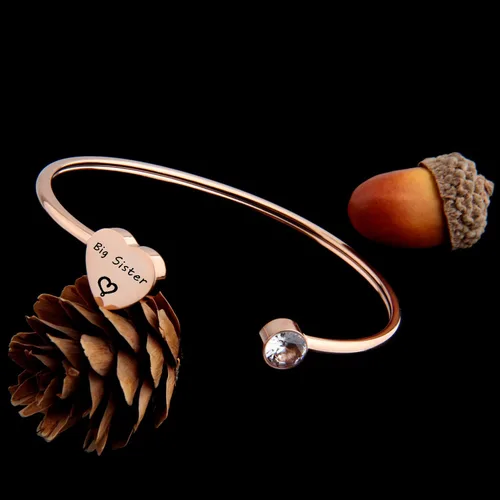 Vista 3 de PLITI Big Sis Little Sis Gifts - Pulseras para 2 pulseras de amistad