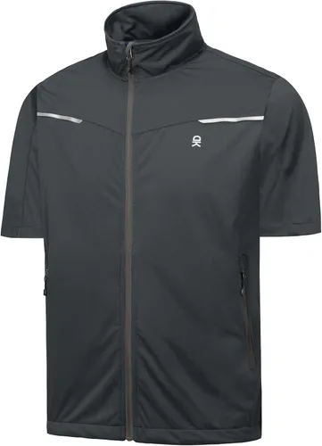 Vista 9 de Little Donkey Andy Chalecos ligeros Softshell para hombre, chaquetas de manga corta para golf, senderismo, correr