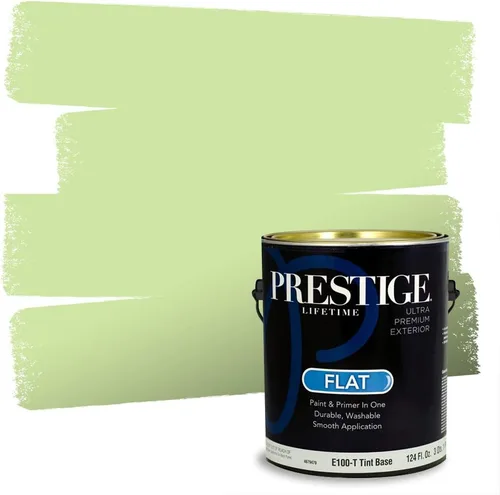 Vista 2 de PRESTIGE Pintura exterior e imprimación en uno, aloe, plano, 1 galón
