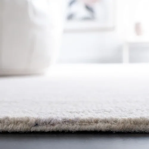 Vista 3 de SAFAVIEH Himalaya Collection - Alfombra decorativa de 2 x 3 pies, color plateado, hecho a mano, ideal para zonas de alto tráfico en entrada, sala