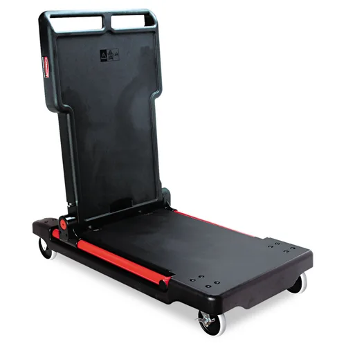 Vista 4 de Rubbermaid Commercial Convertible Utility Cart, Negro, fg430000bla