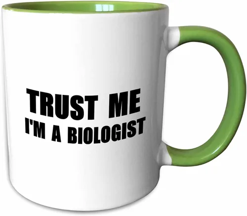 Vista 9 de 3dRose InspirationzStore Trust me series - Trust me Im a Biologist. Divertida biología humor divertido trabajo de ciencia regalo – tazas, Blanco