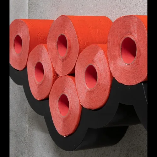 Vista 5 de Renova Papel higiénico perfumado de lujo, 6 rollos jumbo de 3 capas, 180 hojas, color rojo, 1 unidad (paquete de 1) (renmaxirtp6)