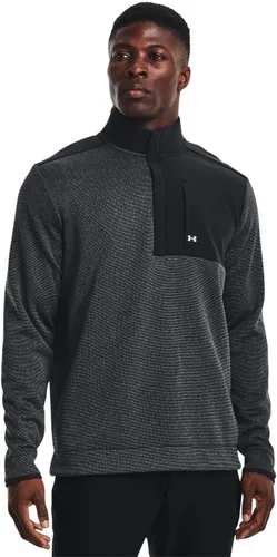 Vista 3 de Under Armour Sudadera Drive Storm con media cremallera para hombre (001) Negro / Blanco