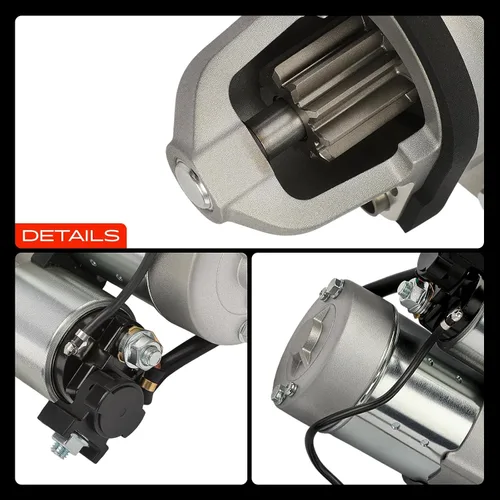 Vista 9 de Motor de arranque A-Premium Compatible con Nissan 370Z 09-19, INFINITI Q50 14-19, G25 11-12, QX50 14 16-17, Q60 14-19, G37 08-13, QX70 14-17, Q70