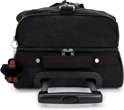 Vista 6 de Kipling Teagan - Bolsa de lona con ruedas estadounidenses para mujer, ligera, multifuncional, interior espacioso, maleta de viaje de nailon, tono