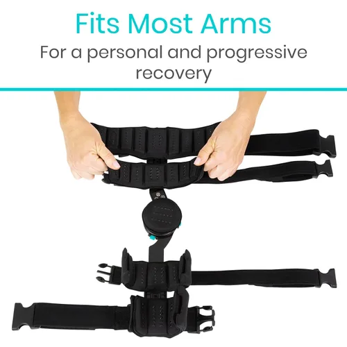 Vista 9 de Vive - Codera con bisagras (se ajusta a la derecha) - Eslinga de soporte de rango de movimiento Stabilizer for Dislocated Arm - ROM Adjustable
