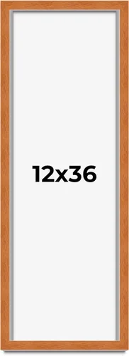 Vista 267 de Marco de 3 x 3 pulgadas de madera maciza de nuez y miel marrón con plexiglás acrílico UV, respaldo de tablero de espuma y accesorios para colgar