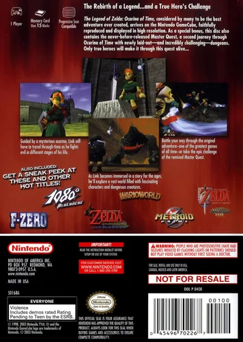 Vista 2 de The Legend of Zelda: Ocarina of Time (w/ Master Quest) (Renewed)