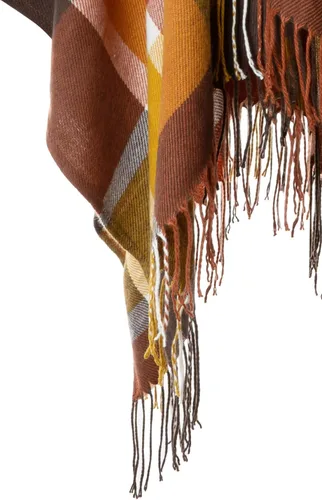 Vista 92 de Moss Rose Chal de viaje para mujer, capa tipo poncho de frente abierto para otoño e invierno