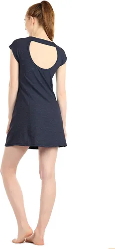 Vista 4 de icyzone - Vestido de manga corta para mujer con bolsillos