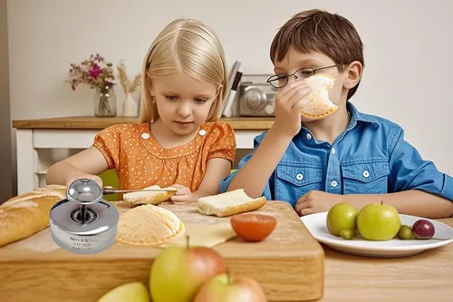 Vista 5 de Cortadores de sándwiches y selladores para niños, máquina de sándwiches sin corteza, ideal para lonchera y lonchera Bento para niños y niñas