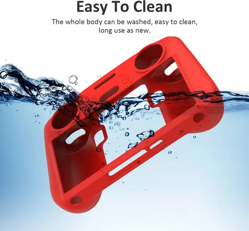 Vista 5 de Writiany - Funda protectora de silicona DJI RC, funda protectora para controlador DJI RC para Mini 3/Mini 3 Pro/Mavic 3 Classic Accesorios (rojo)