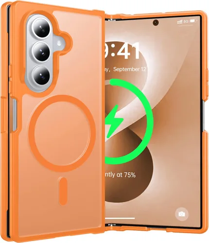 Vista 14 de Funda para Samsung Galaxy 8 Fold Z compatible con MagSafe, transparente