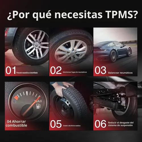 Vista 6 de Marsflex Sensor TPMS compatible con Mercedes Benz SMART AMG Freightliner Sprinter 433MHz 4pcs, sistema de monitoreo de presión de neumáticos