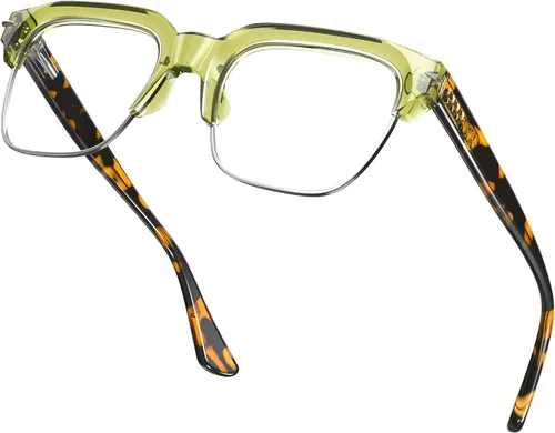 Vista 12 de VISOONE Lentes ligeros TR90 con bloqueo de luz azul Marco Protector de visión para hombres y mujeres ELBERT