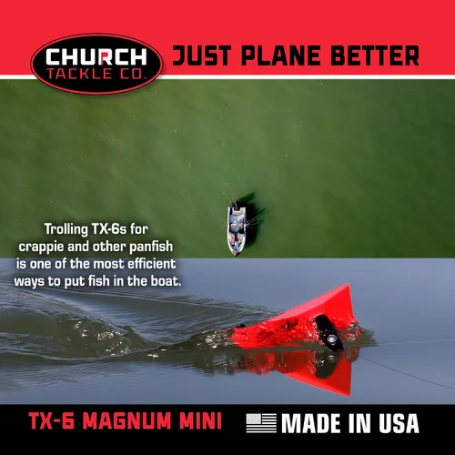 Vista 5 de Mini cepilladora TX-6 Magnum a estribor por Church Tackle Co