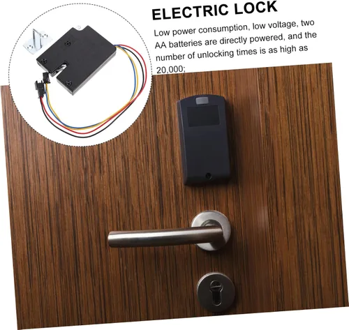 Vista 8 de DOITOOL Cerraduras electrónicas Cerradura de puerta oculta Cerradura de cajón Cerradura eléctrica Cerradura electromagnética Cerraduras de puerta