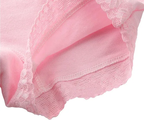 Vista 5 de Jojobaby Bragas de ropa interior de encaje de algodón para niñas de bebé