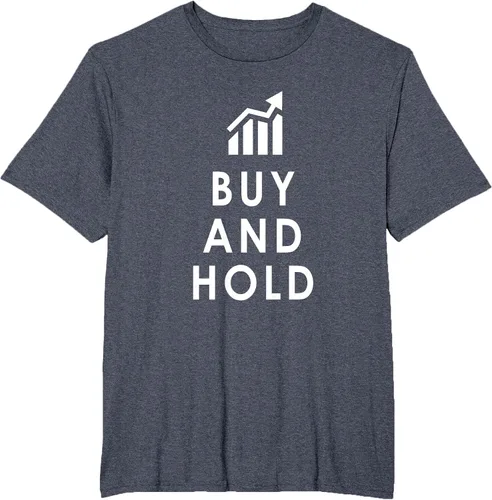 Vista 15 de Stocks Investing Buy and Hold Investor T-Shirt Asphalt Grey