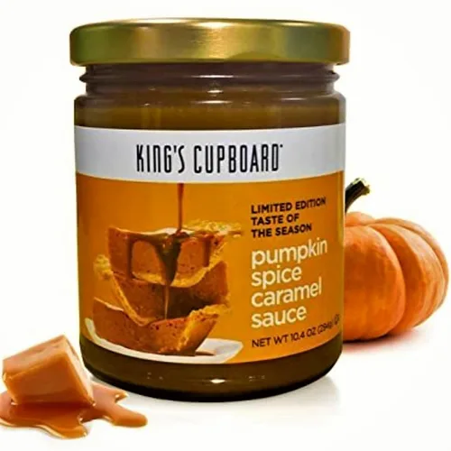 Vista 12 de King's Cupboard Salsa de caramelo bourbon – La salsa perfecta para helado, salsa de frutas, cobertura de postres, llovizna de caramelo para café