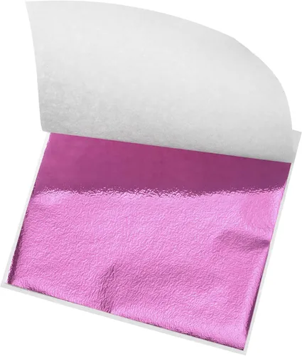 Vista 11 de MECCANIXITY Hoja de hoja dorada, papel de hoja negra, 3.3 x 3.1 pulgadas para decoración artística, esculturas, pintura, paquete de 100