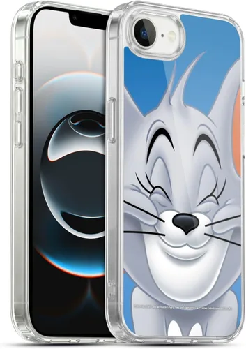 Vista 10 de Head Case Designs Funda de gel de cara completa con licencia oficial de Tom y Jerry Jerry [protección de grado militar] compatible con Apple iPhone