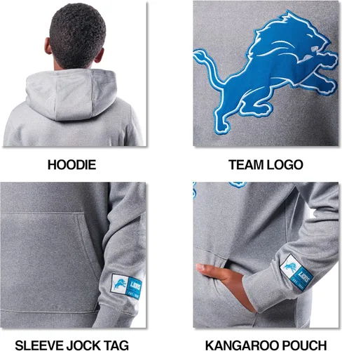 Vista 5 de Ultra Game Youth NFL Official Super Soft Premium Hoodie Sweatshirt