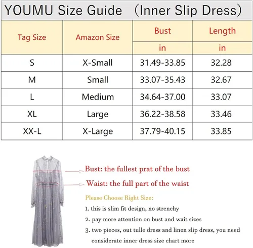Vista 7 de Women Summer Chiffon Dress Stars Moon Print Embroidered Skirt Long Puff Sleeve Princess Dress